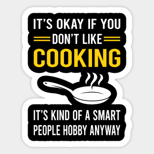 Smart People Hobby Cooking Sticker